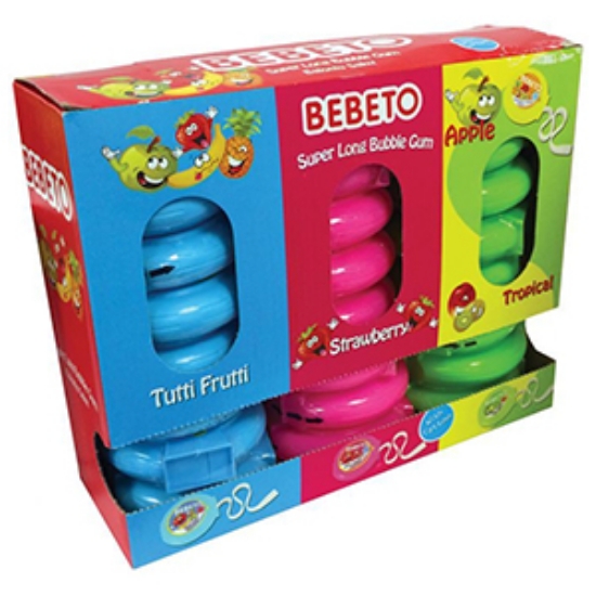 Picture of Bebeto Meter Tape Gum 3 Flavour x24